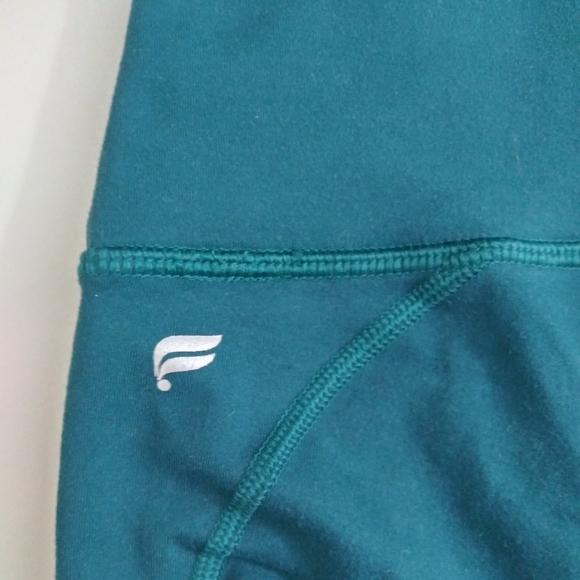 Fabletics High Waisted Solid PowerFlex Teal XXS - Picture 9 of 9